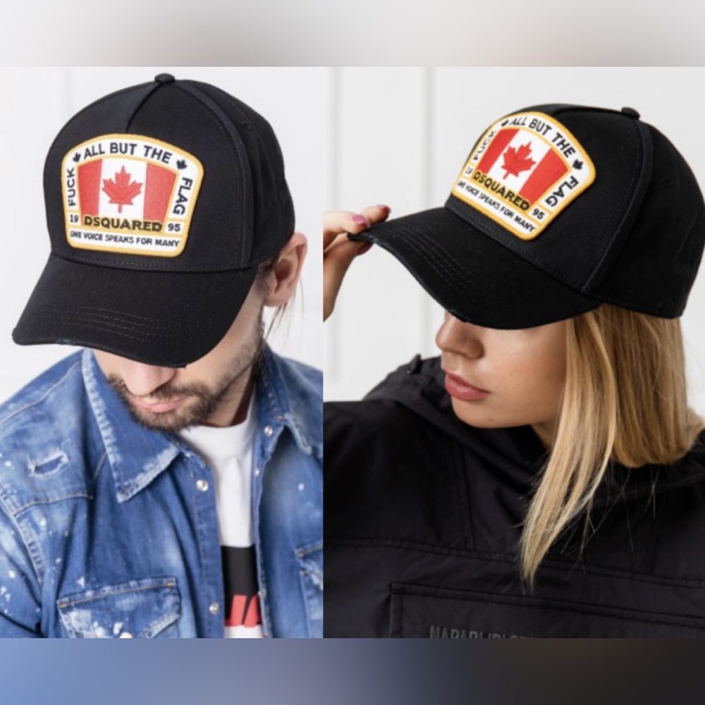 DSQUARED2 Canadian Flag Icon Baseball Cap - Picture 3 of 17